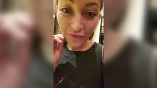 Dani Daniels Public Toilet Almost Caught Pussy Play Snapchat Premium